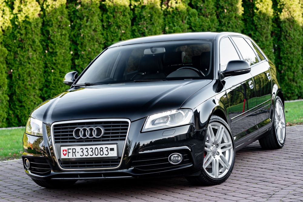 Audi A3 Sportback 2.0T 200KM S-Line Xenon LED Półskóra Grz. Fotele tempomat PDC