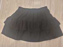 spódniczka czarna falbany mini l/xl