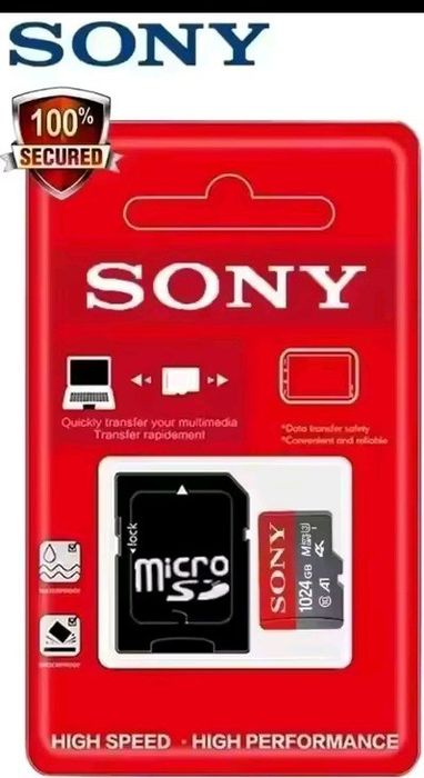 Карта пам'яті sony 128 ГБ