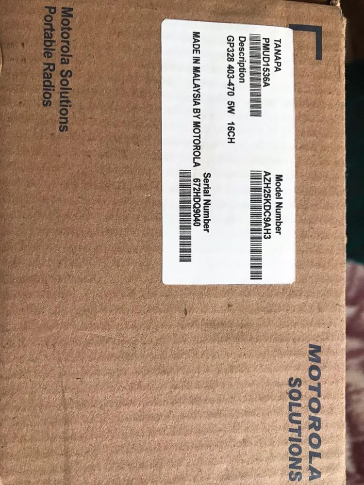 Рации  Motorola GP 328 новые .