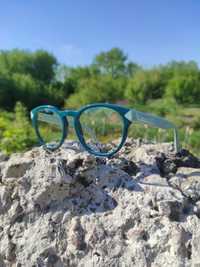 Окуляри Prada Oval Eyeglasses Blue