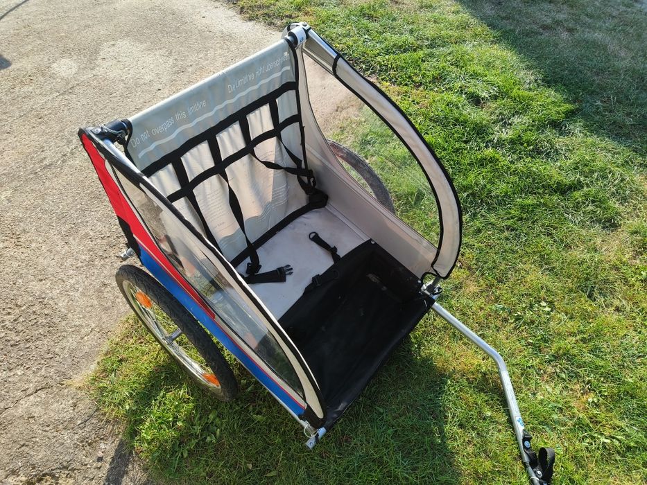 Riksza przyczepka rowerowa wozidło dla dzieci przyczepka