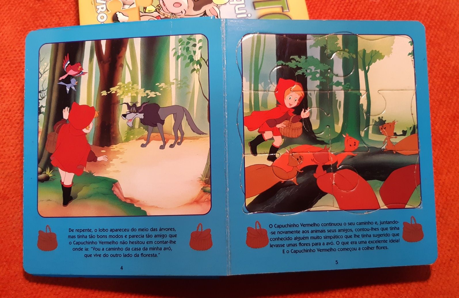 Livros infantis - 6 folhas puzzle