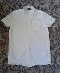 Biała elegancka koszula krótki rękaw r. 158 / 164