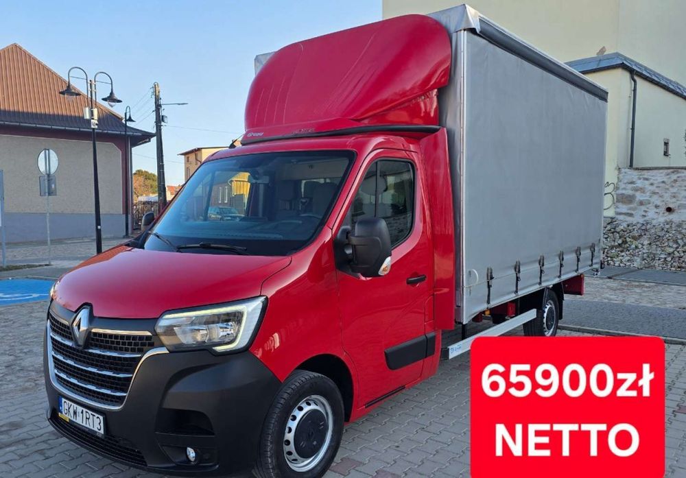 Renault Master  2x firanka/Serwis/Salon PL/Bezwypadkowy/Lakier oryginalny/Gwarancja