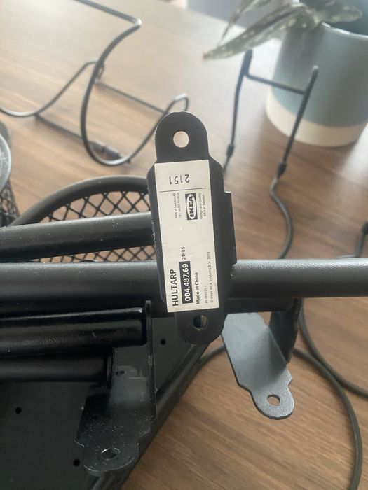 Zestaw relingow, hakow, koszy Ikea Hultarp
