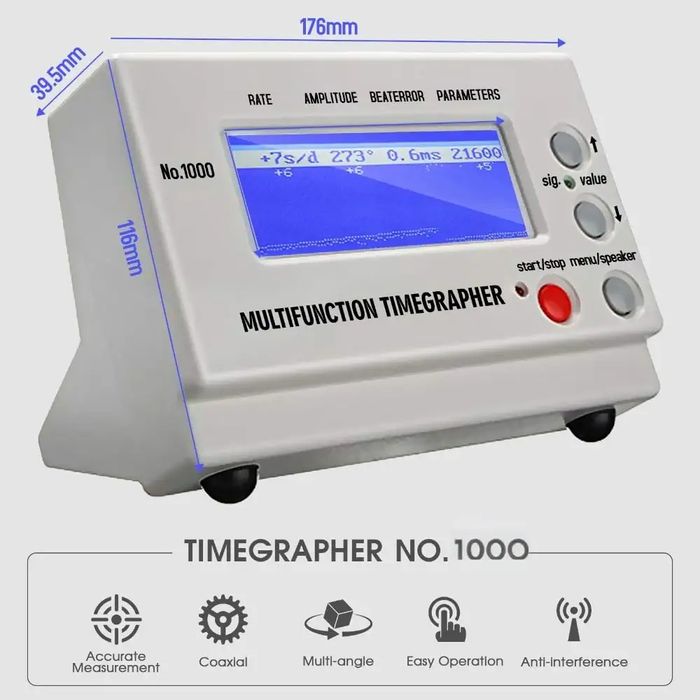 SWANSOFT Timegrapher №1000 — тестер точности и калибровочный инструмен