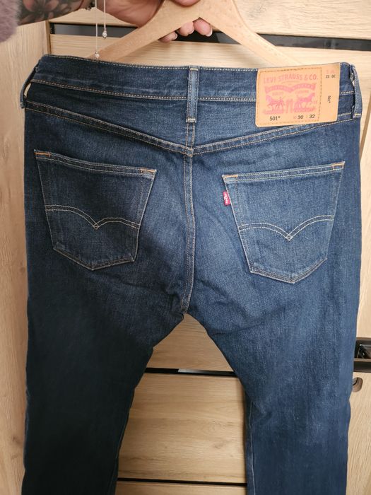 Męskie jeansy Levi's 501. Rozmiar W30 L32