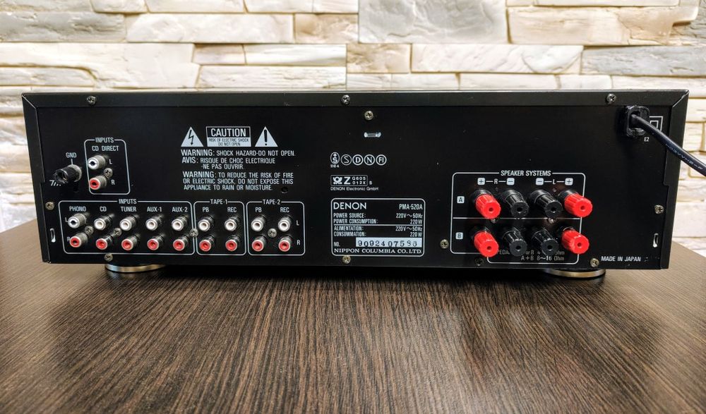 Wzmacniacz DENON PMA-520A 2x70W vintage klasyk