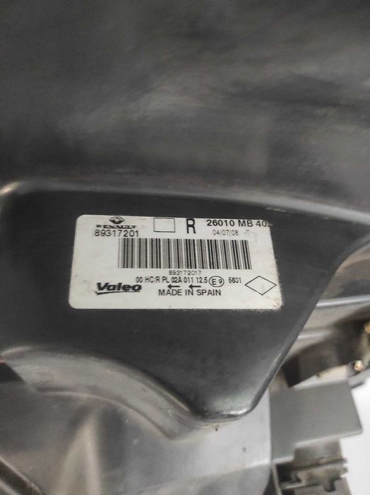 RENAULT MAXITY, Lampa prawy przód, OE: 8931.7201, Oryginał !