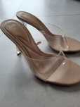 Zara klapki typu mules winylowe 37