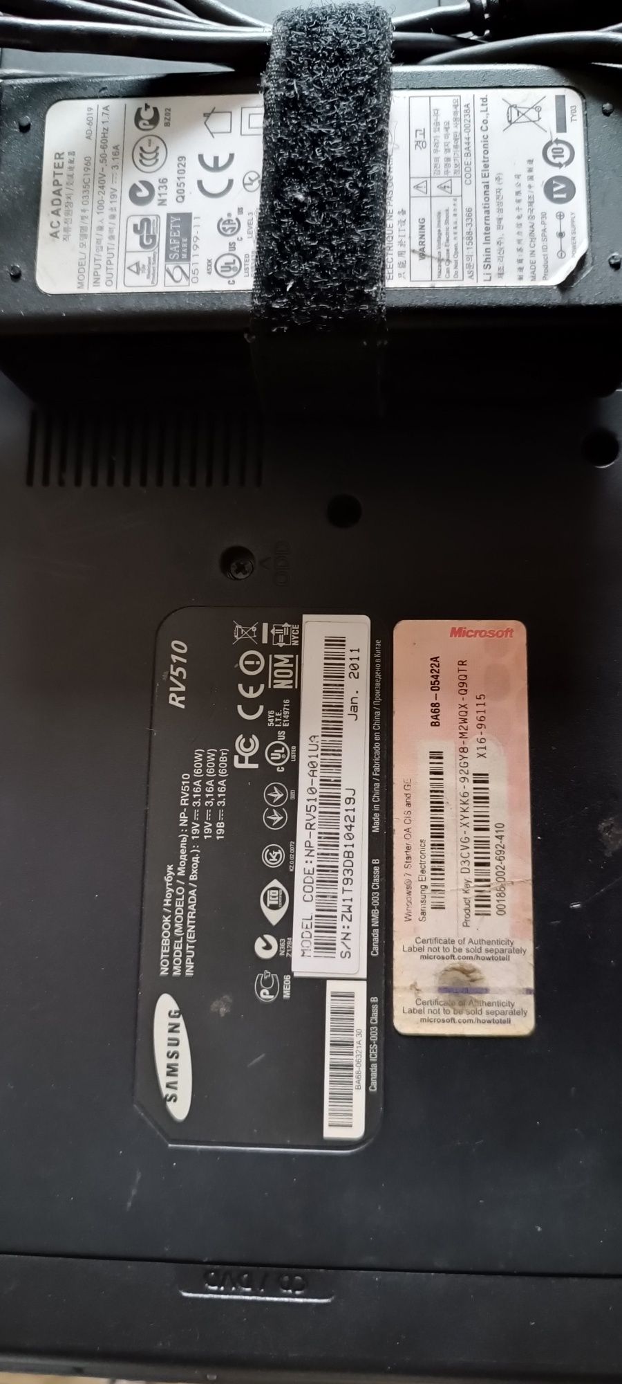 Продам Samsung RV510