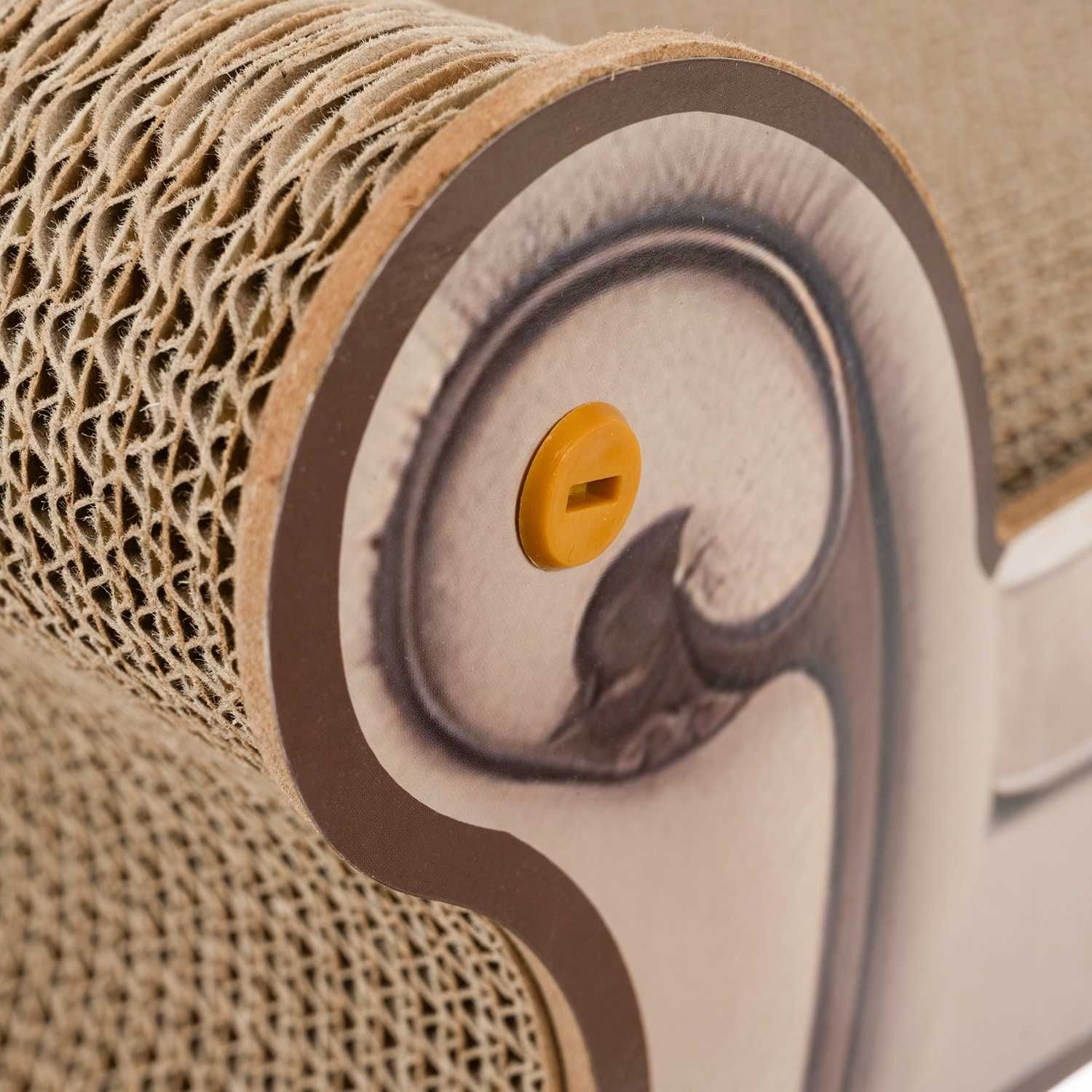 Drapak Tekturowy dla Kota Legowisko Karton Kartonowy Sofa Leżak Kanapa