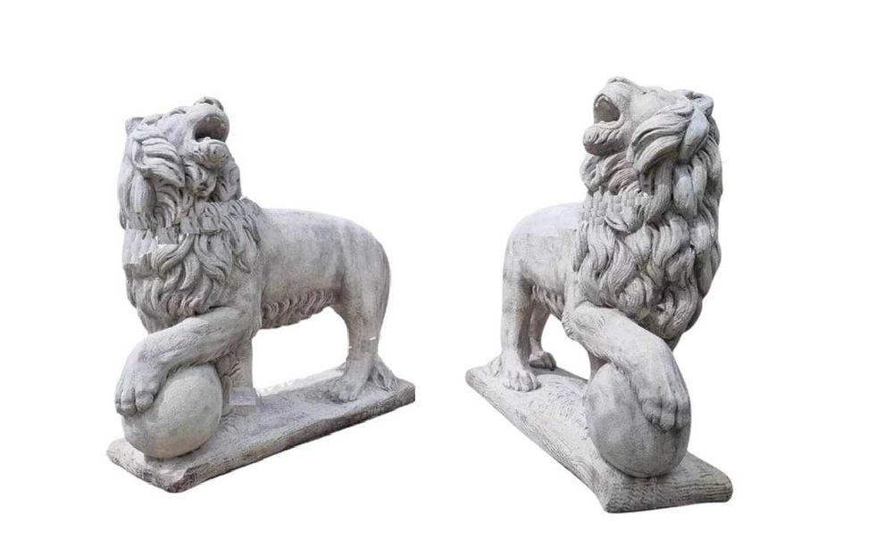 lew ogrodowy para lew neapoli