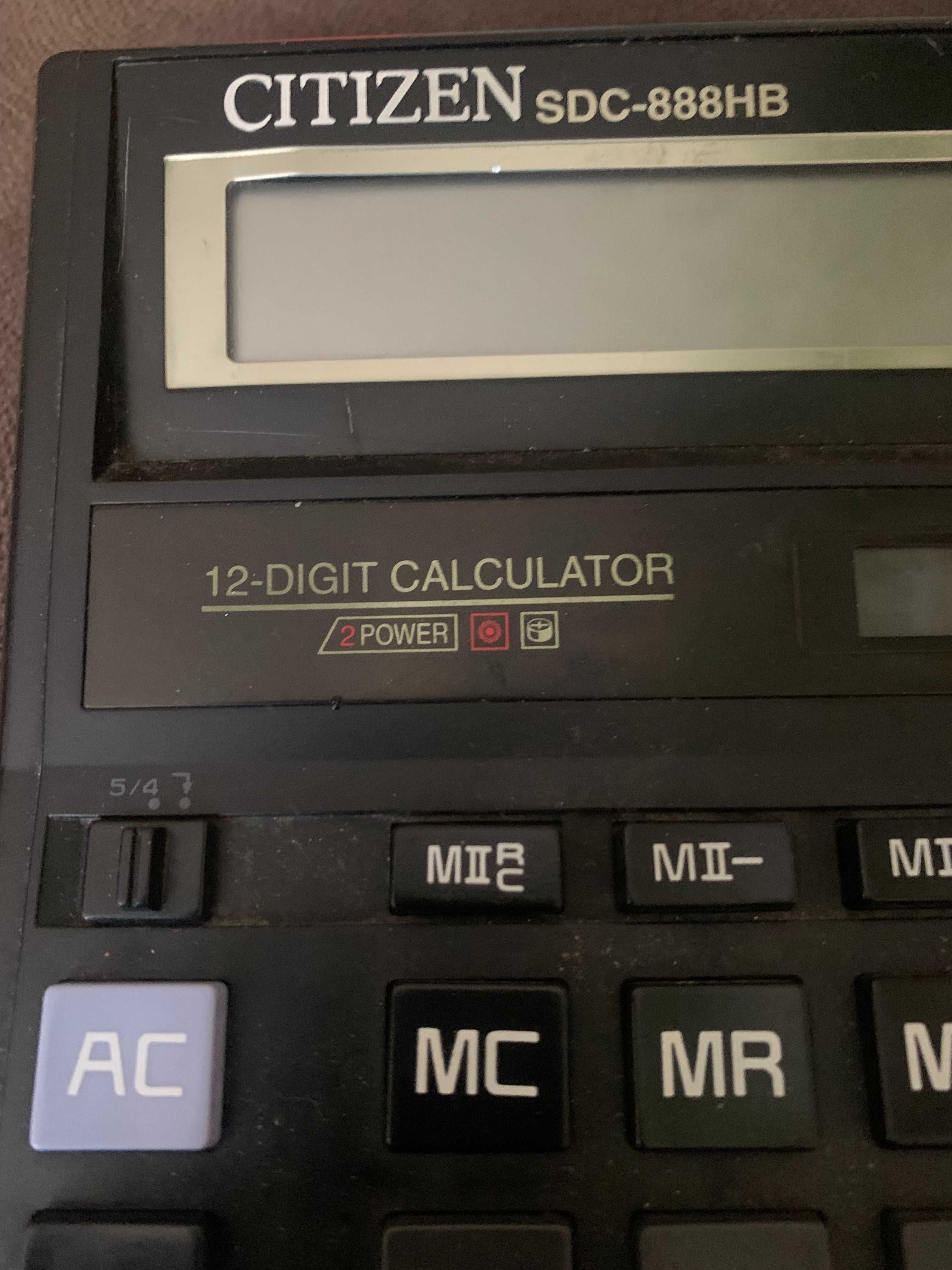 Калькулятор Casio DM-1200  Citizen sds 888T 12 раз HB
