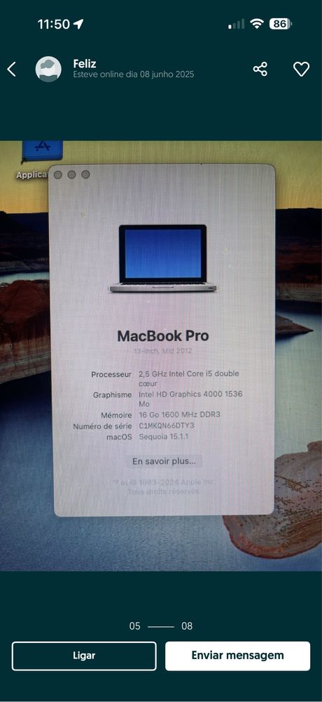 Macbook pro 2012