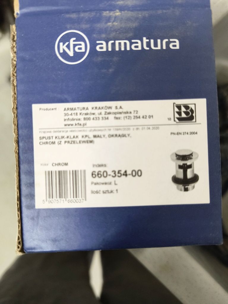 Spust Klik klak KFA mały okragly nowy