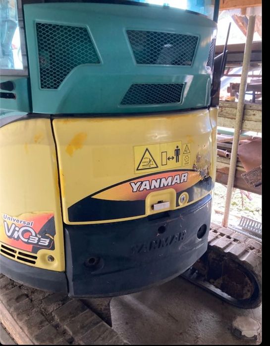 Yanmar Koparka Gąsienicowa Vio3,3 Głowica 3 łyŻ stan bdb Zapraszam