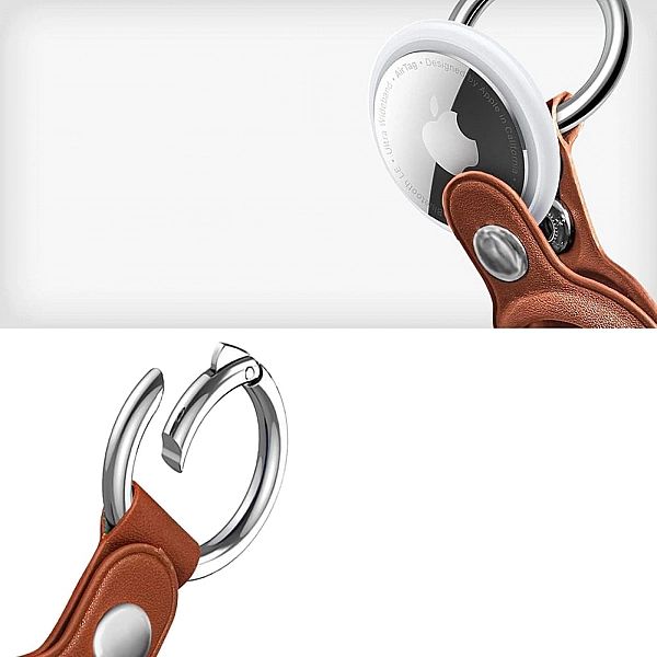 Tech-Protect Naturalfit Apple Airtag 1 / 2 Brown