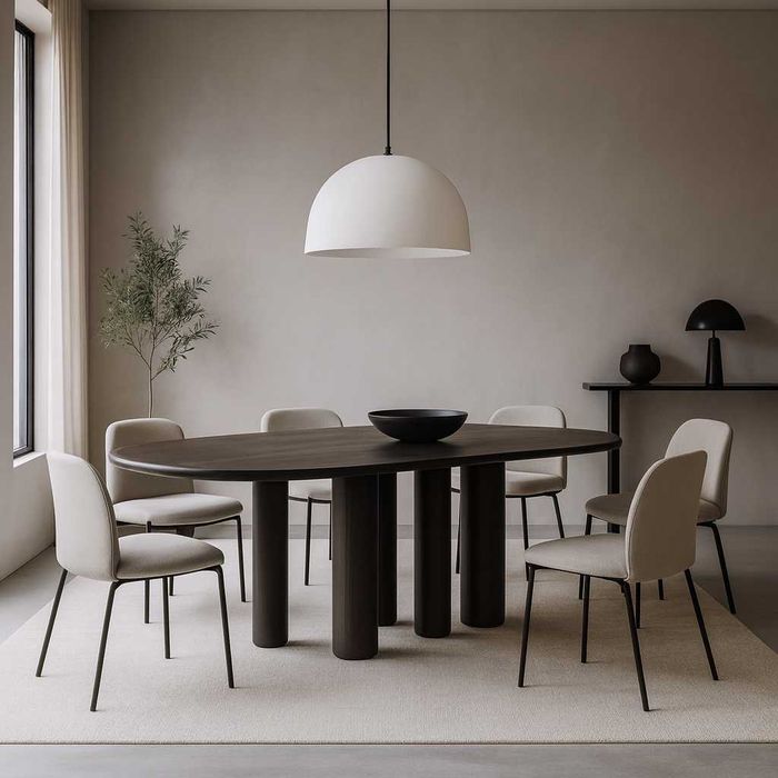 Nowoczesny stół drewniany dębowy loft premium do salonu jadalni