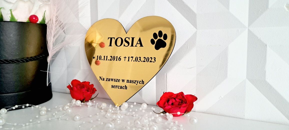Tabliczka Pamiątkowa dla zwierzaka psa kota inne