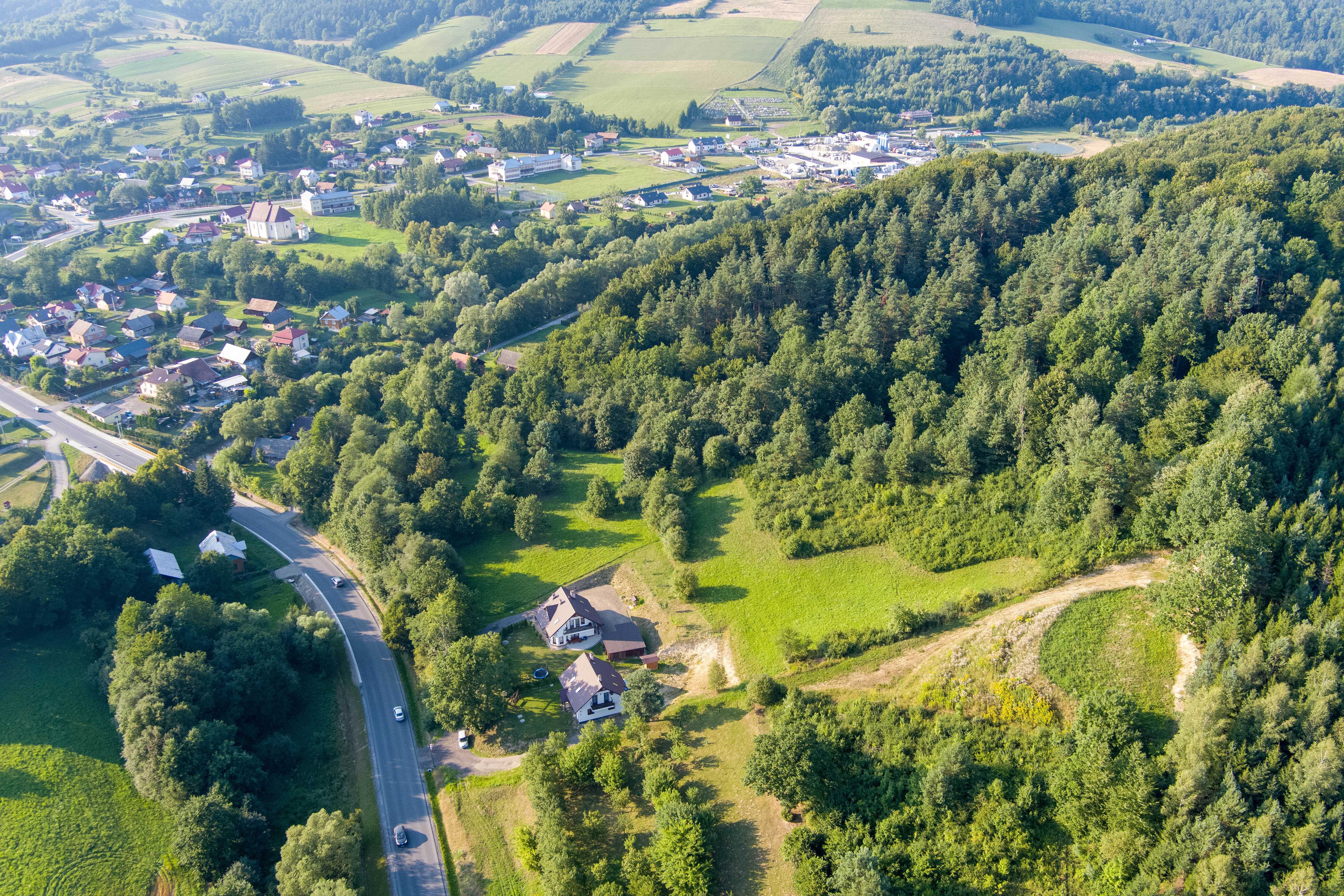 Działka Bieszczady Hoczew na trasie Lesko - Polańczyk