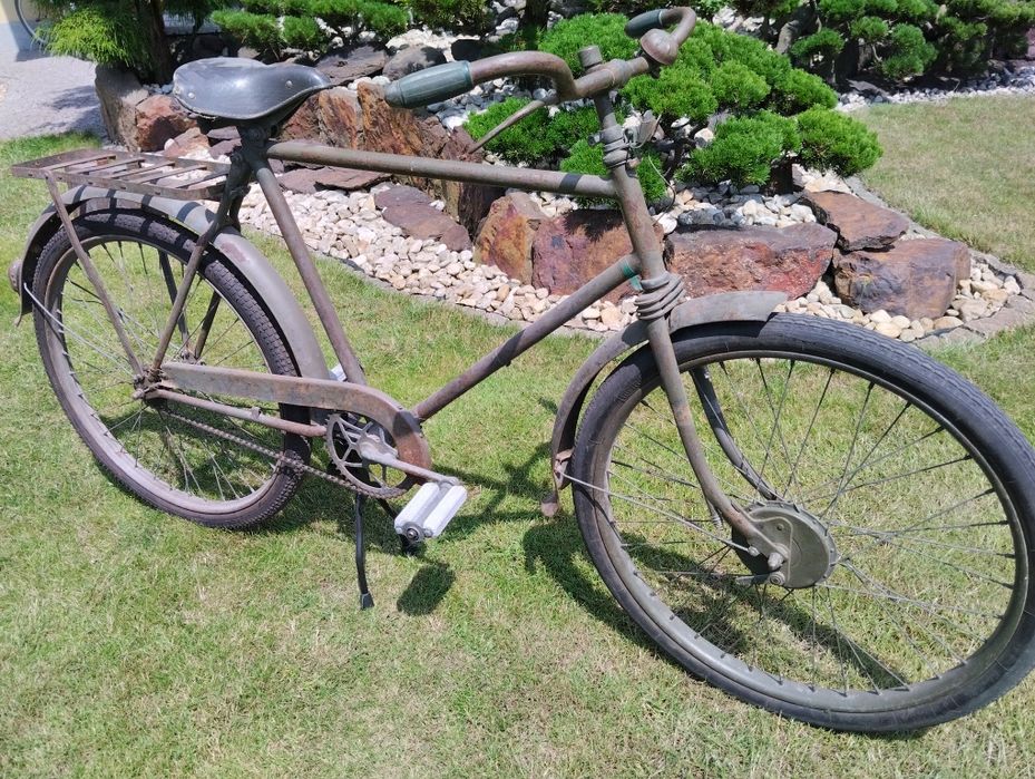 Zabytkowy Szwedzki Rower Wojskowy Monark