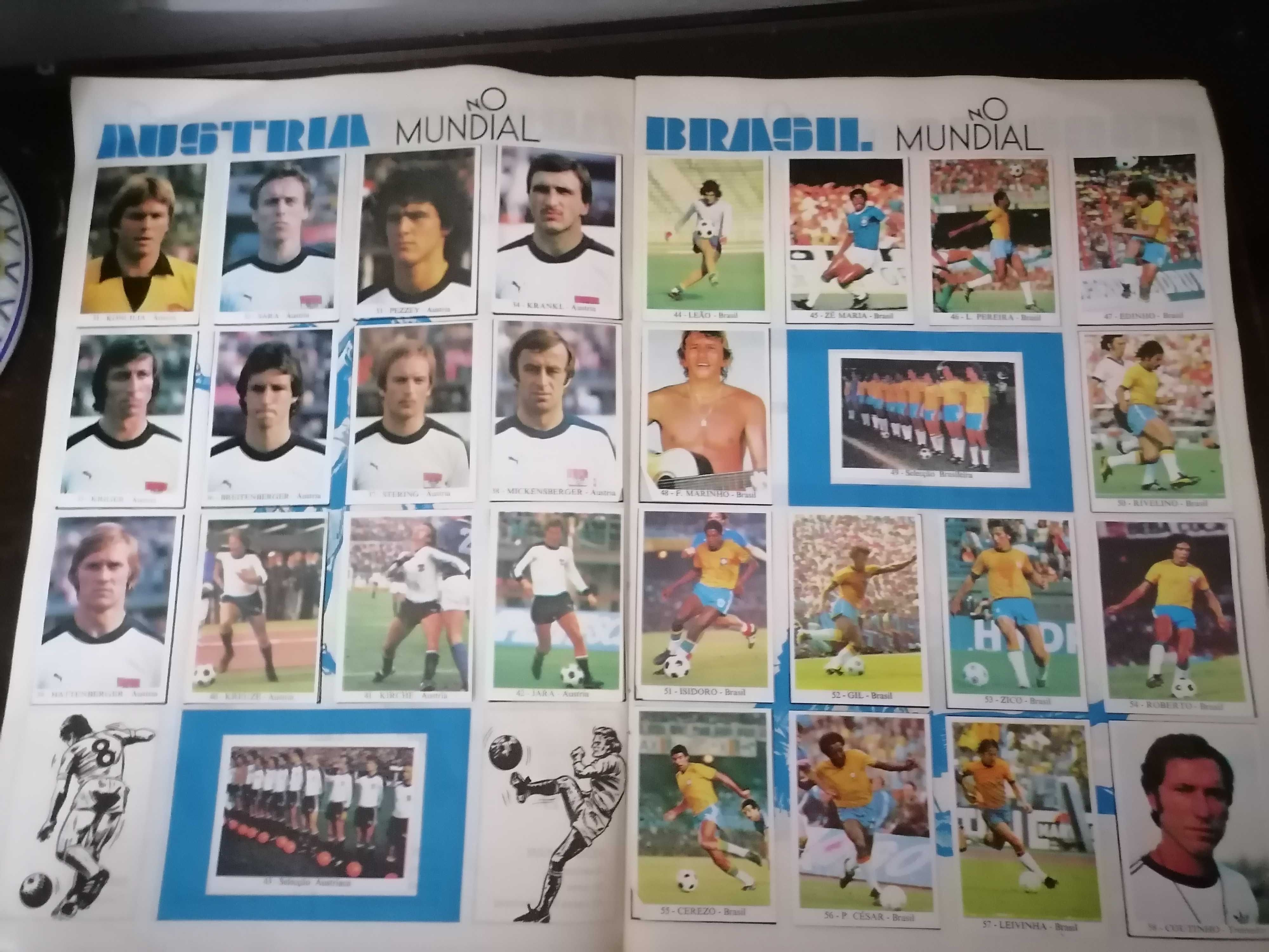 Caderneta Cromos Mundial 78 *COMPLETA * Edições Acrópole