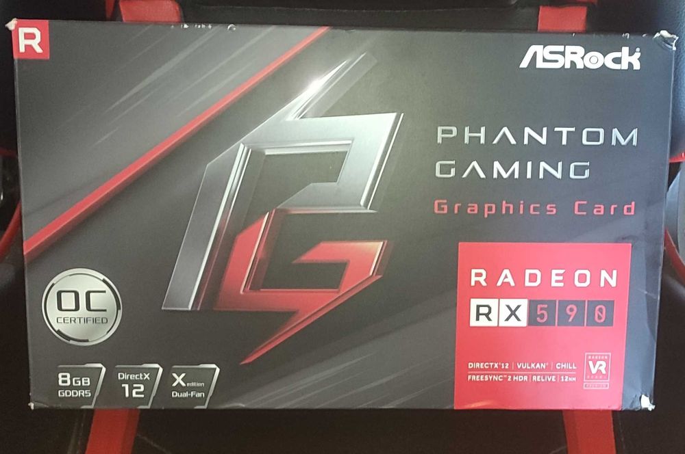 Відеокарта ASRock RX 590 8GB в гарному стані