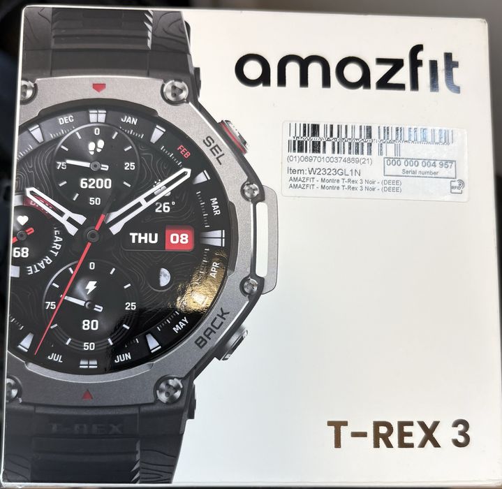 Amazfit T-Rex 3 (1 ano) usado como novo.
