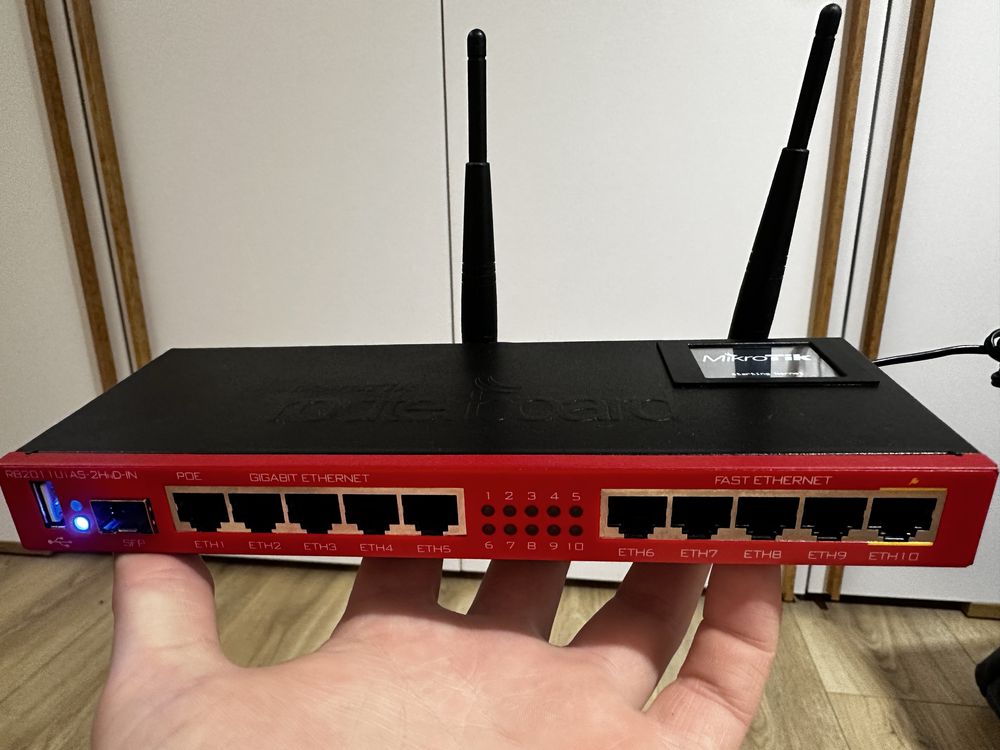Роутер MikroTik RB2011UiAS-2HnD-IN wi-fi router