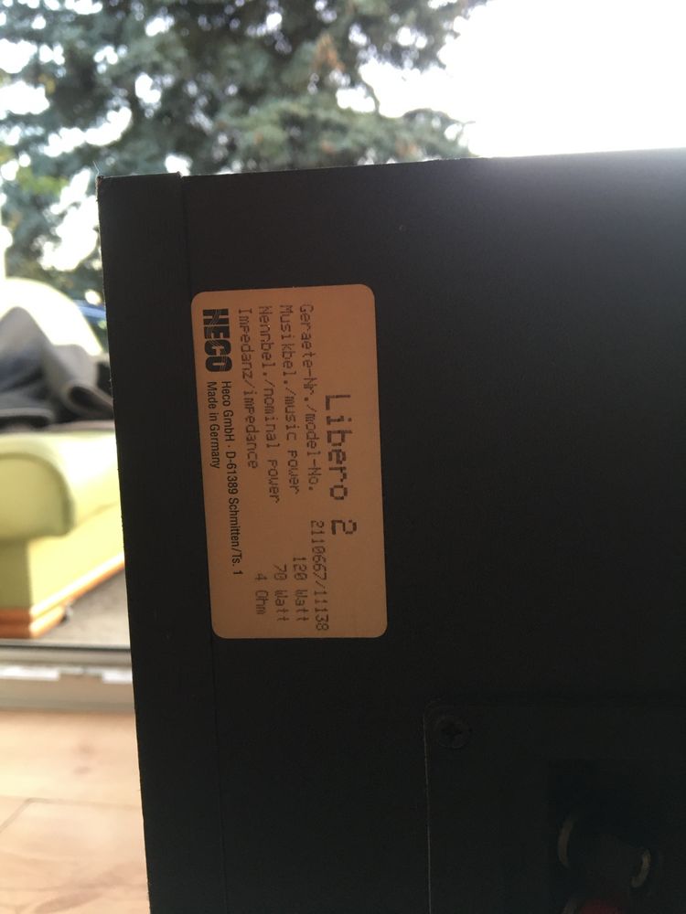Heco libero 2 subwoofer plus samsung