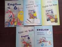 English 6 клас Карп'юк Read Me, Grammar Practice, Test Book, методичні