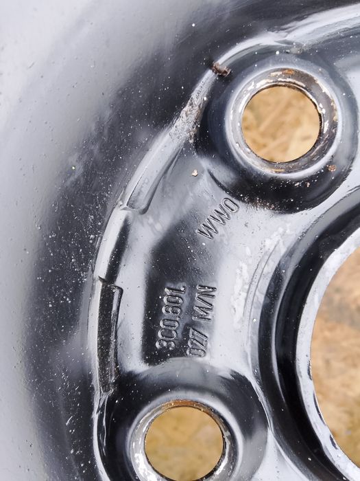 Koło zapasowe dojazdowka 16 golf V 5x112 pełnowymiarowe