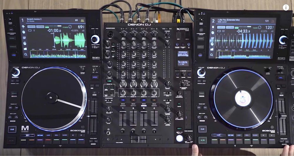 Denon DJ SC6000 + SC6000M + X1850 PRIME