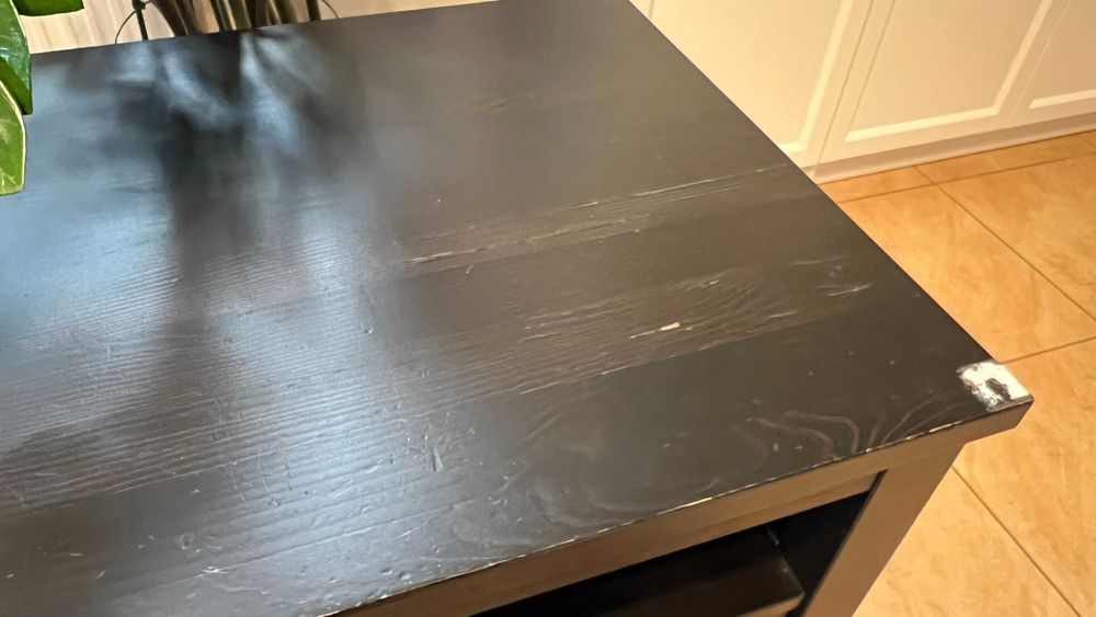 HEMNES - Szafka pod TV, czarnybrąz, 148x47x57 cm