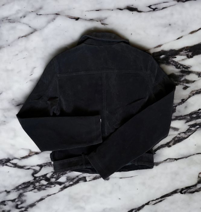 S 44 M 46 Levis косуха замшевая замшева чорна черная левайс женская