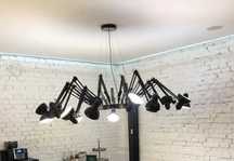 Industrialny Żyrandol Dear Ingo, lampa pająk 16 punktowa LOFT