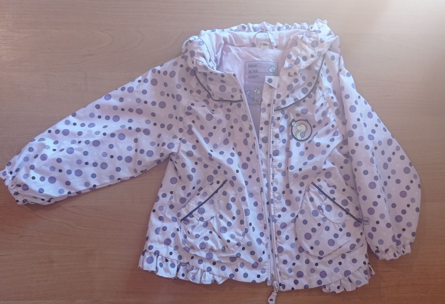 Вітровка куртка на дівчинку 2-4 років