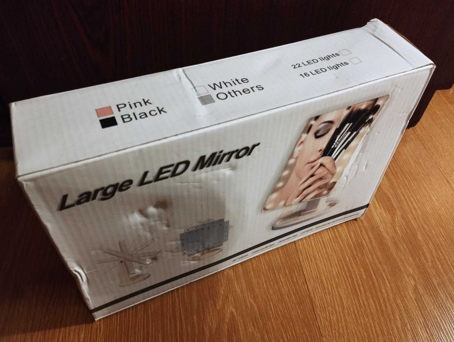 Lampa LED Mirror do makijażu (nie działają ledy)