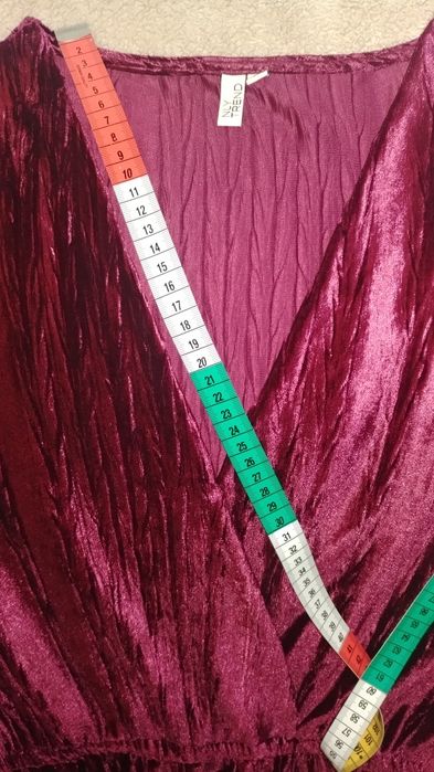 Sukienka bordowa koktajlowa NELLY M