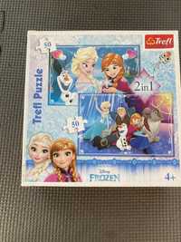 Puzzle Trefl Elsa i Anna Kraina Lodu Disney Frozen 2in1 2 x50