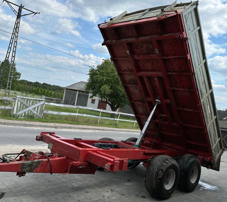 Przyczepa Rolnicza 11t Tandem Wywrot 3 Kiper Wywrotka Zarejestrowana