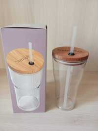 Стакан чашка для холодної кави фармасі нутріплюс farmasi nutriplus