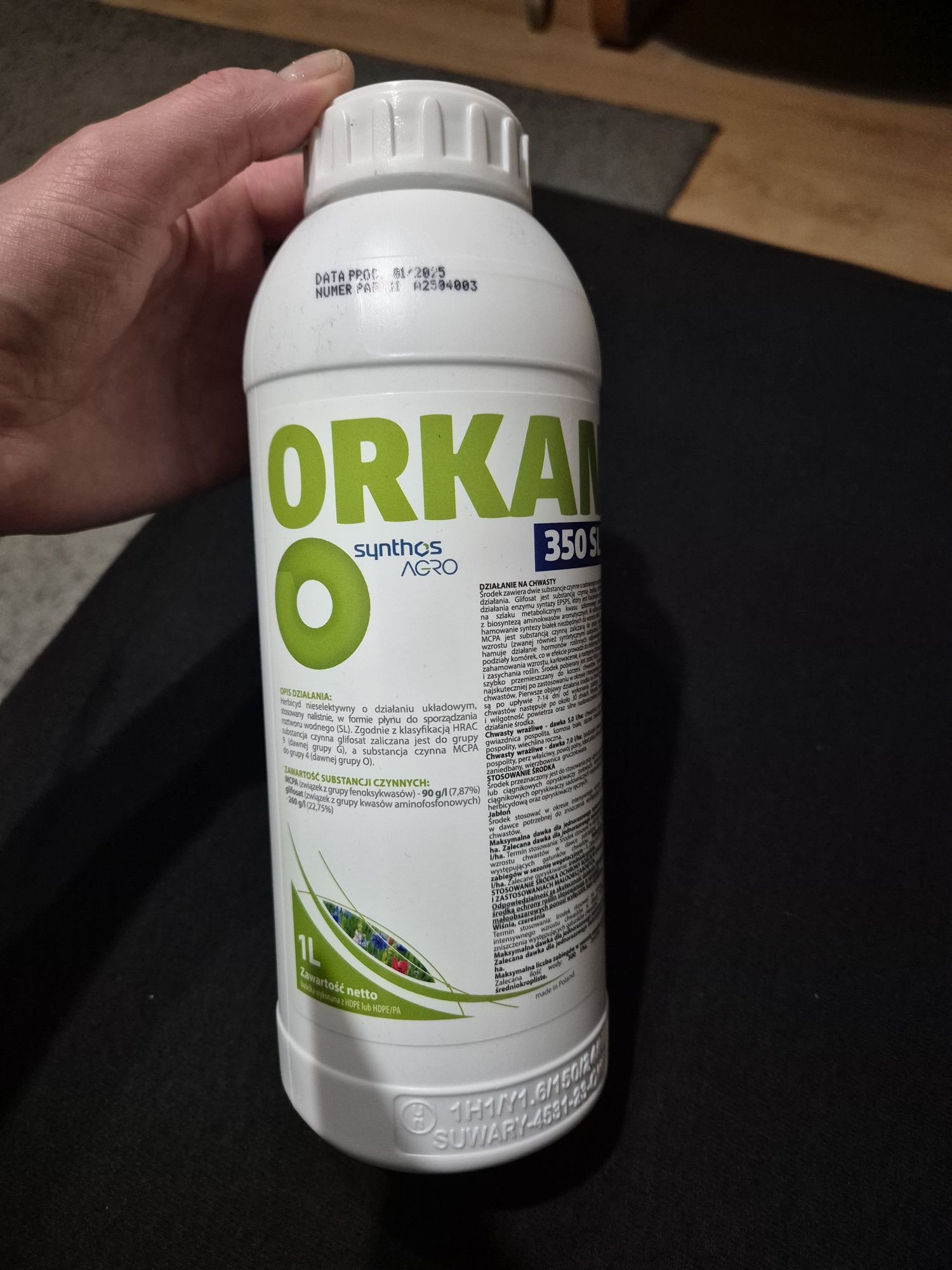 Orkan silny środek chwastobójczy