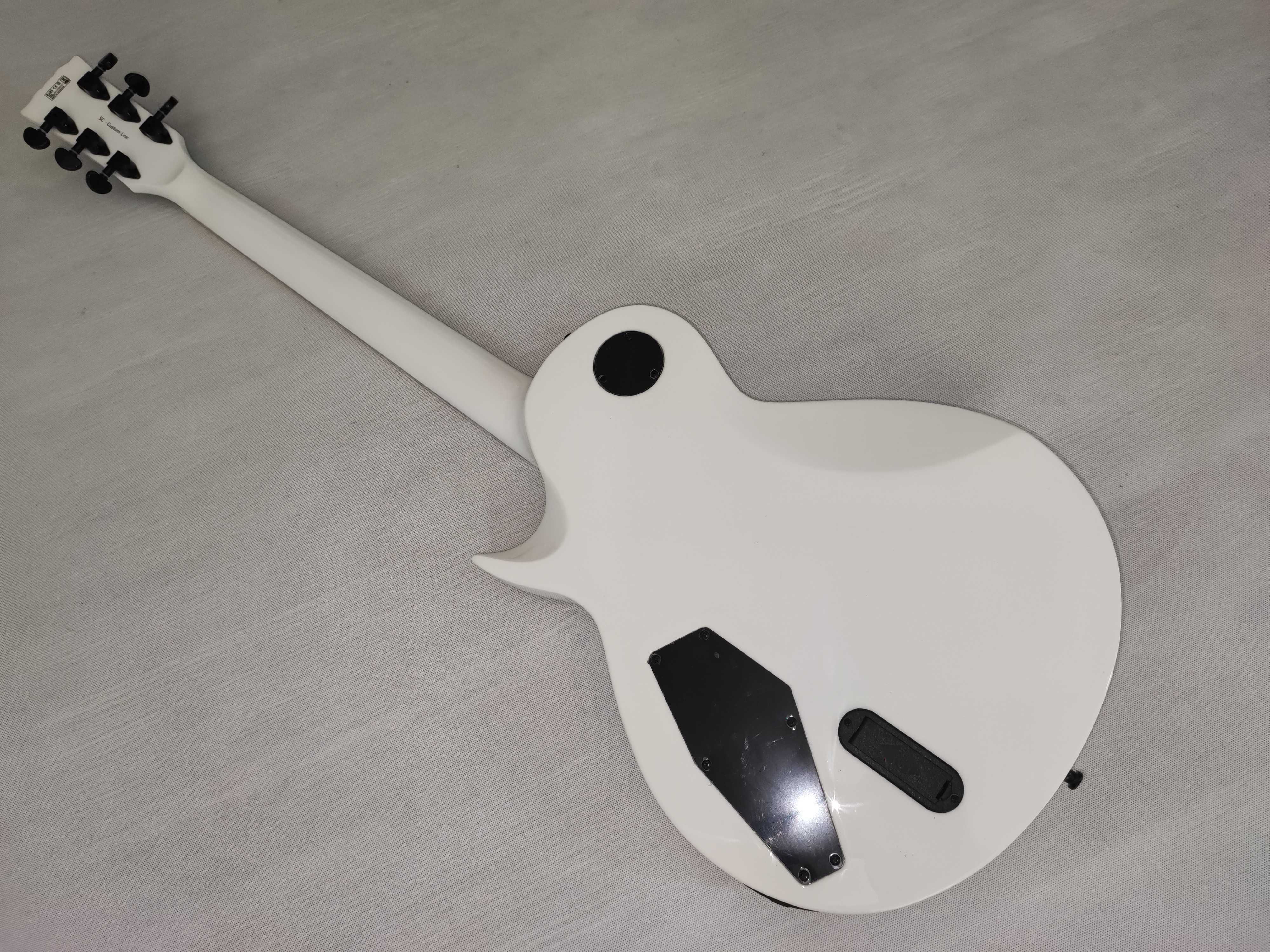 Harley Benton SC-CUSTOM III ACTIVE WH gitara Les Paul - ustawiona!