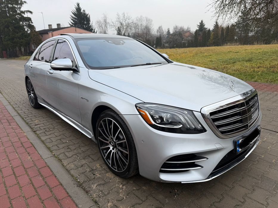 Mercedes S450 Long Amg telewizory z tylu zamiana