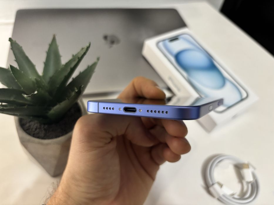 iPhone 16 plus 128GB Ultramarine (АКБ 100%, байпас)