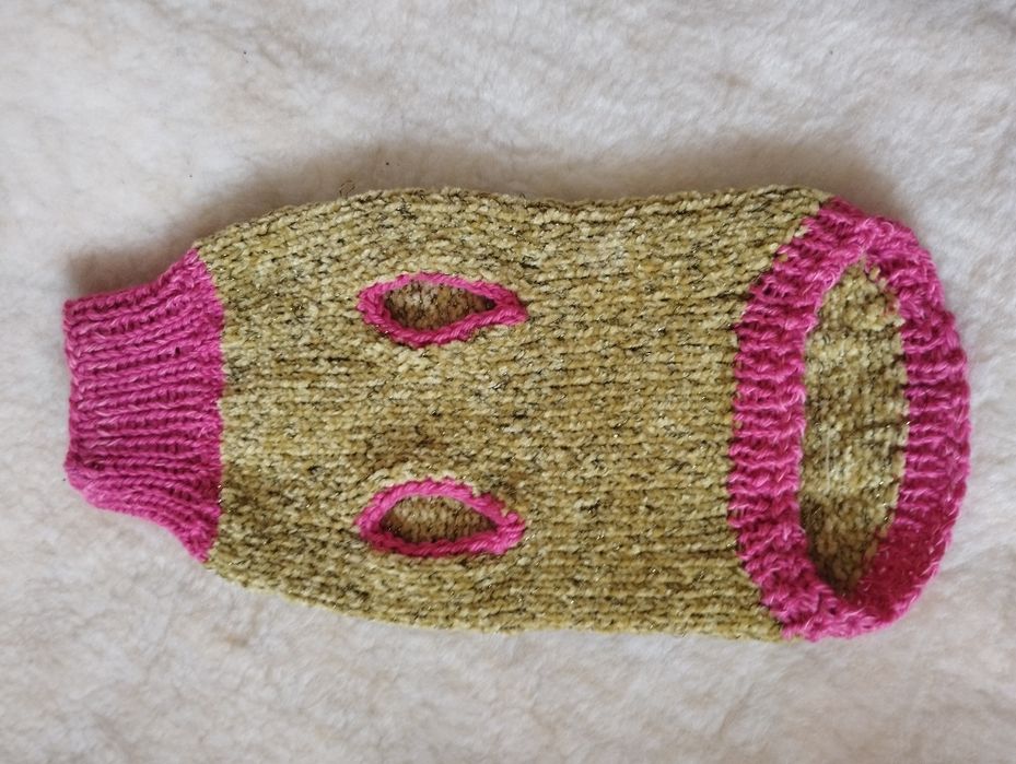 Одяг для маленьких тваринок,светрик ручна робота