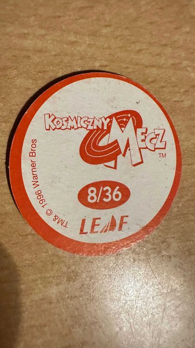 Kosmiczny Mecz Space Jam Leaf Tazo numer 8/36 Porky Pig